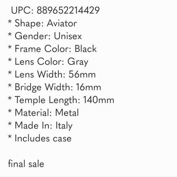 Saint Laurent aviator sunglasses - Picture 3 of 3